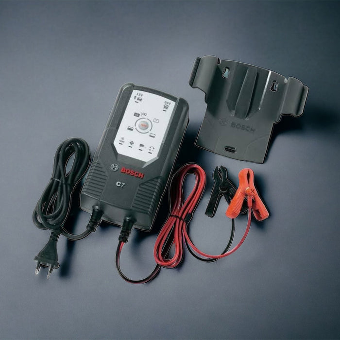 Bosch C7 Battery Charger Review for Passenger Car, Bikes & Heavy Vehicles