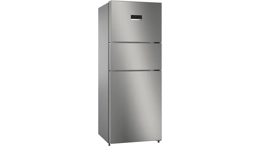 Bosch Series 6 free-standing fridge-freezer with freezer at top 175 x 67 cm CMC33S03NI