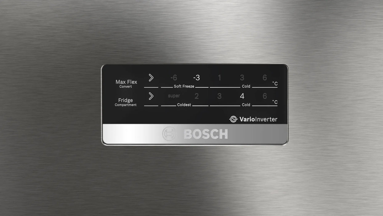 Bosch Series 4 free-standing fridge-freezer with freezer at top 175 x 67 cm CMC33K03NI