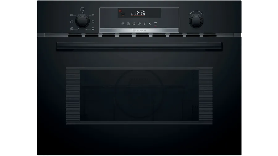 Bosch Series 6 Built-in microwave oven with hot air 60 x 45 cm Black CMA585MB0I