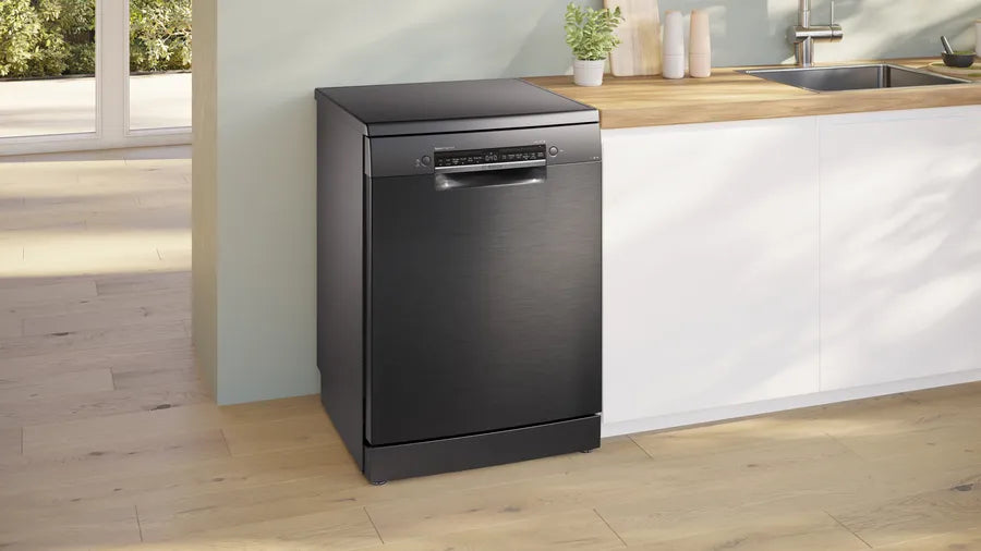 Bosch Series 6 Bosch free-standing dishwasher 60 cm Brushed black steel anti-fingerprint SMS6HMC00I