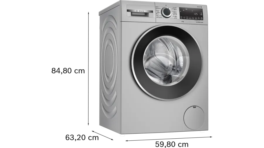 Bosch Series 6 washing machine, front loader 10 kg 1200 rpm WGA252ZSIN