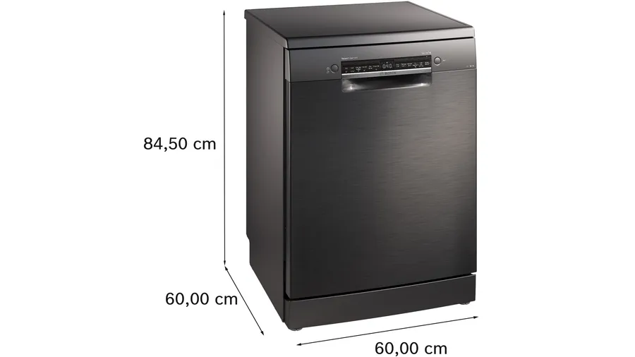 Bosch Series 6 Bosch free-standing dishwasher 60 cm Brushed black steel anti-fingerprint SMS6HMC00I