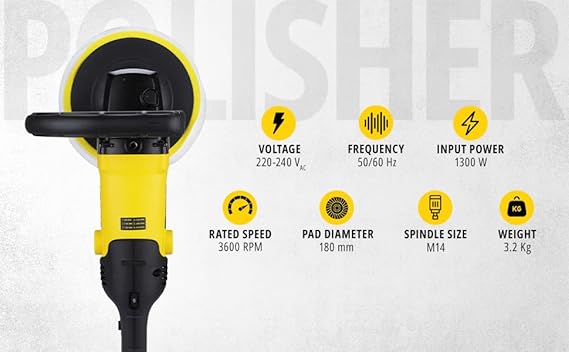 STANLEY SP137-IN 1300W 180mm Polisher