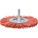 Product image of Makita 4-Inch Nylon Coarse Wheel Brush in white background