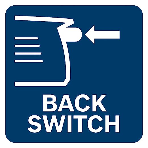 Bosch GWS 800 4-Inch Angle Grinder with Back Switch, 1 Year Warranty