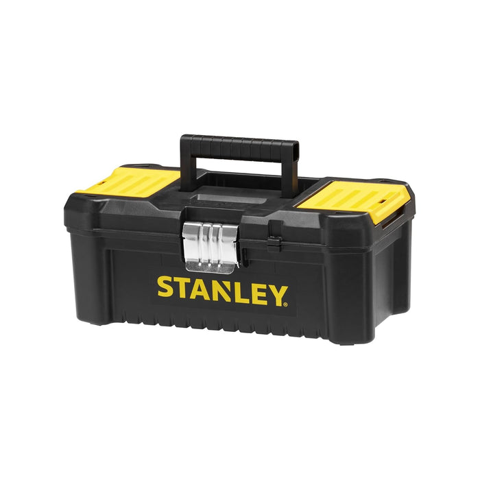 STANLEY STST1-75515 12.5'' Essential Plastic Tool Box With Removable Tote Tray For Convenient Storage