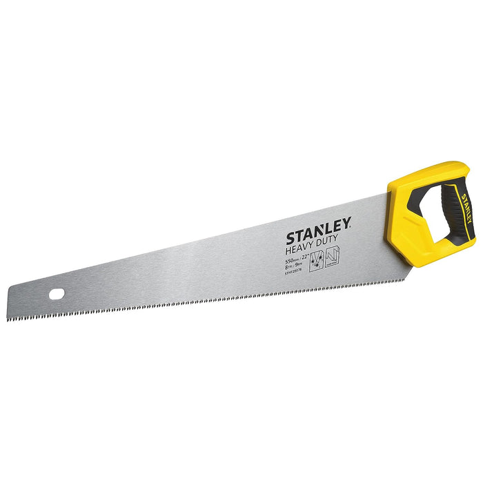 Stanley 18-Inch Heavy Duty hand Saw for Cutting Wood, Trees & Plywood