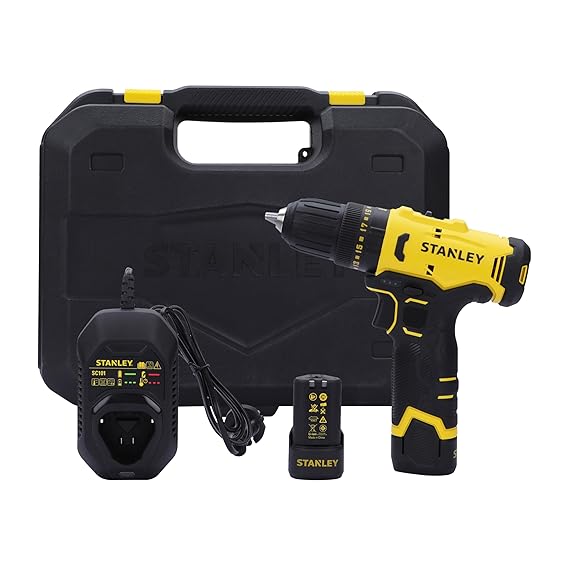 STANLEY SCH10D2K-IN(12 V)Brushed Cordless Hammer Drill Driver