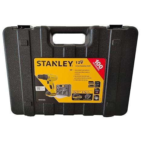 STANLEY SCH12S2KA 10.8V,10mm Reversible Cordless Hammer Drill Driver