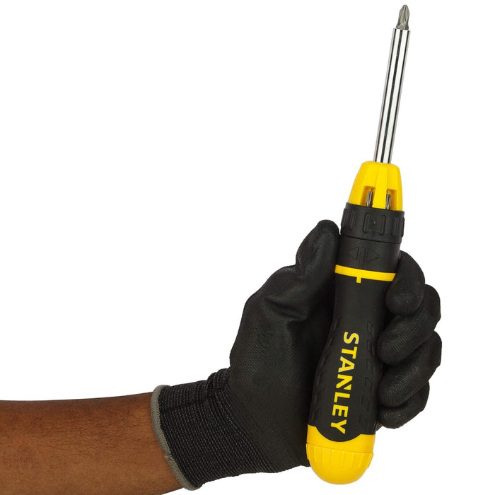 Stanley STHT68010-8 Multibit Magnetic Ratcheting Screwdriver with 10 Bits