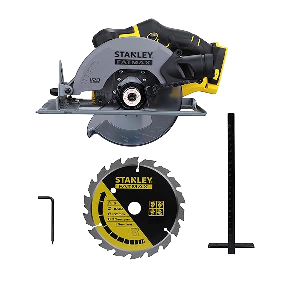 STANLEY FATMAX SCC500-B1 20V 165mm 4000 RPM Cordless Brushed Circular Saw