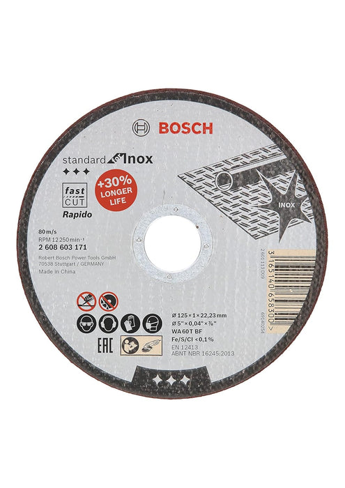 Bosch 125mm INOX Cutting Disc – Professional Series for Stainless Steel | 5” Wheel