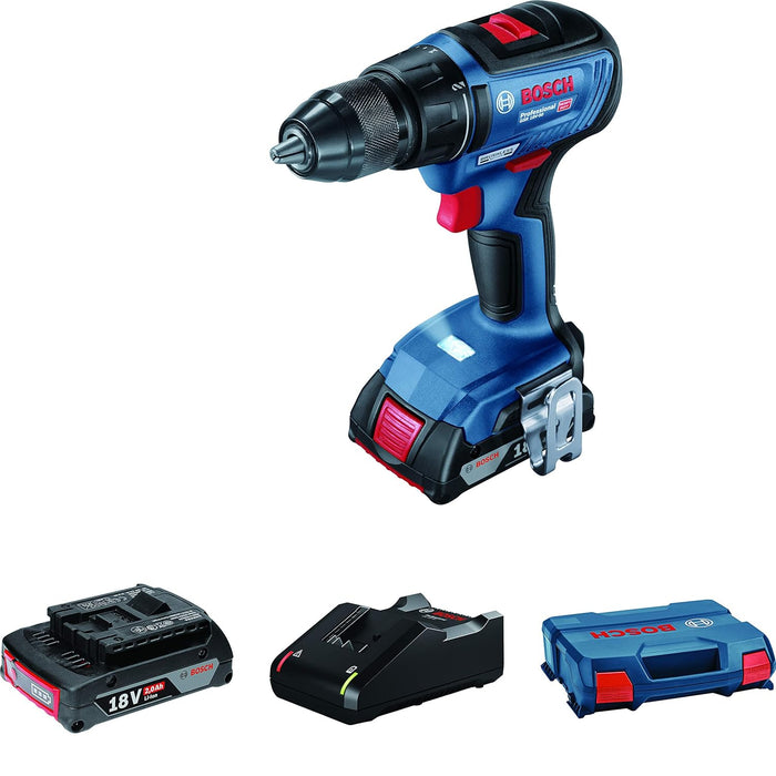 Bosch GSR 18V-50 Professional Cordless Drill/Driver (Two Batteries & Charger Included)