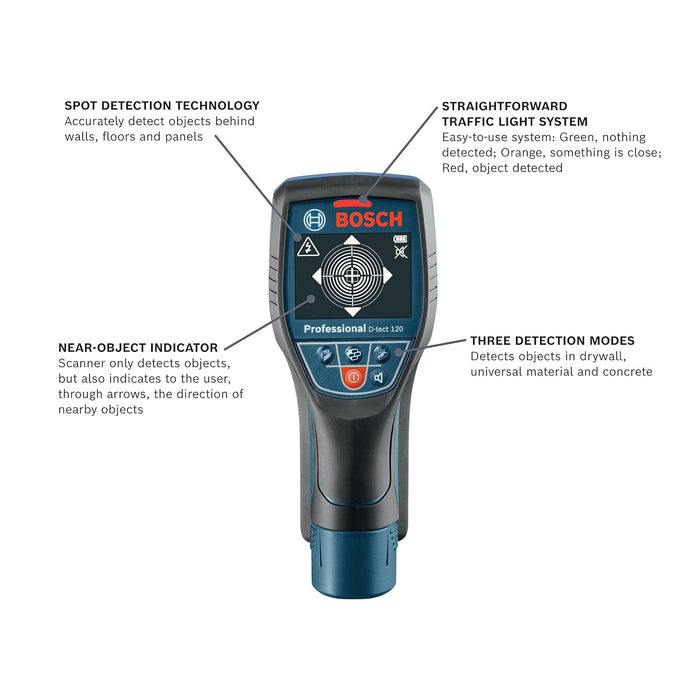 Bosch DTect 120 for Wall and Floor Scanning & Detecting