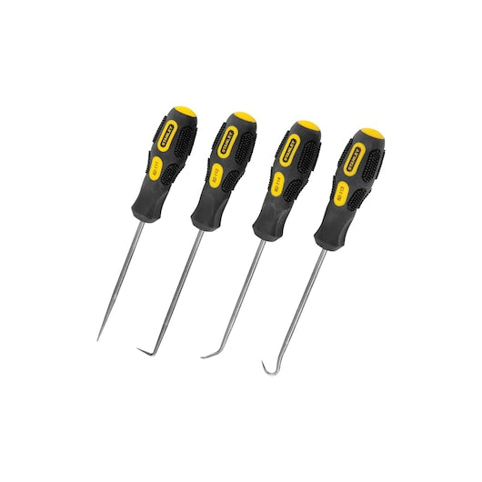 Stanley 4PCS Pick Hook Set Engineered for industrial, automotive, hobby and craft use