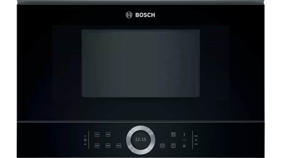 Bosch Series 8 Built-In Microwave Oven Black BFL634GB1I