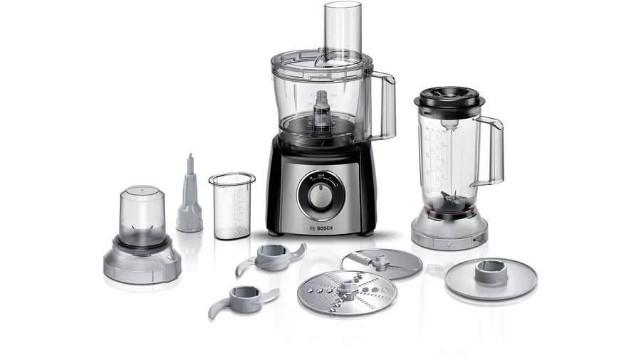 Bosch Food processor MultiTalent3 800 W Black, MCM3501MIN