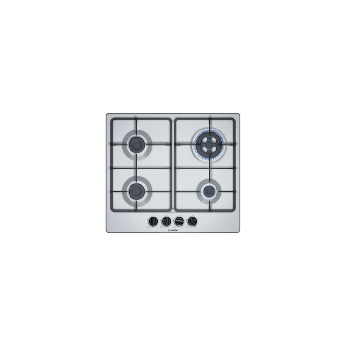 Bosch Series 4 Gas hob 60 cm Stainless steel PGH6B5B60I