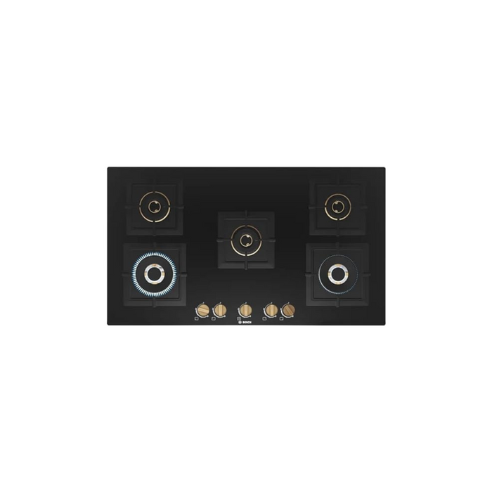 Bosch Series 6 Gas hob 90 cm Tempered glass, Black PNV9B6F20I