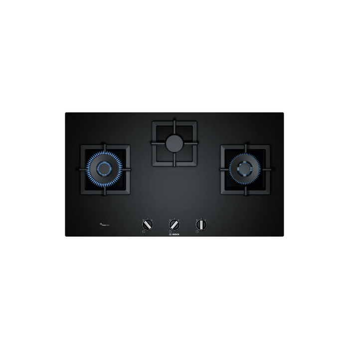 Bosch Series 6 Gas hob 90 cm Tempered glass, Black PPW9A6B20I