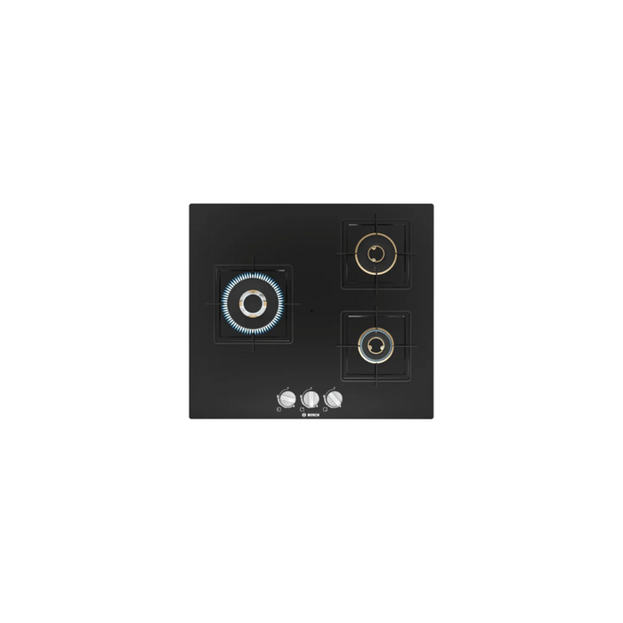 Bosch Series 4 Gas hob 60 cm Tempered glass, Black PNC6B6F10I