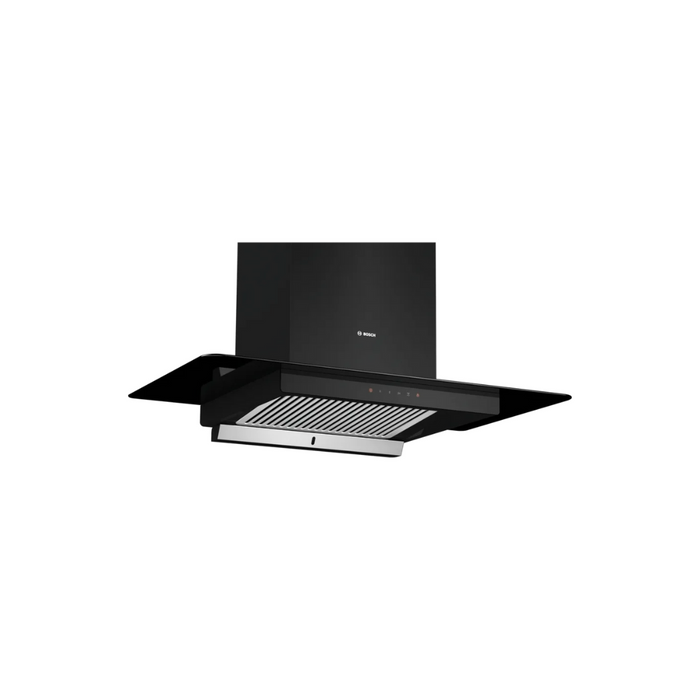 Bosch Series 4 wall-mounted cooker hood 90 cm Flat black DWGA98G60I