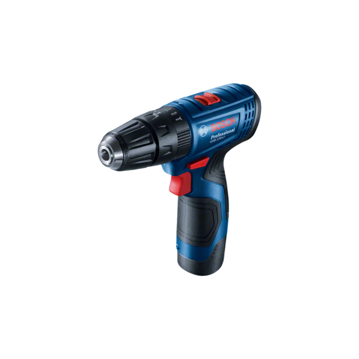 Bosch GSB 120-Li Cordless Impact Drill for Brick Wall, 2x Batteries Included