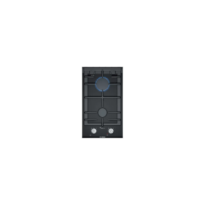 Bosch Series 8 Domino Gas hob 30 cm Ceramic, Black PRB3A6D70I