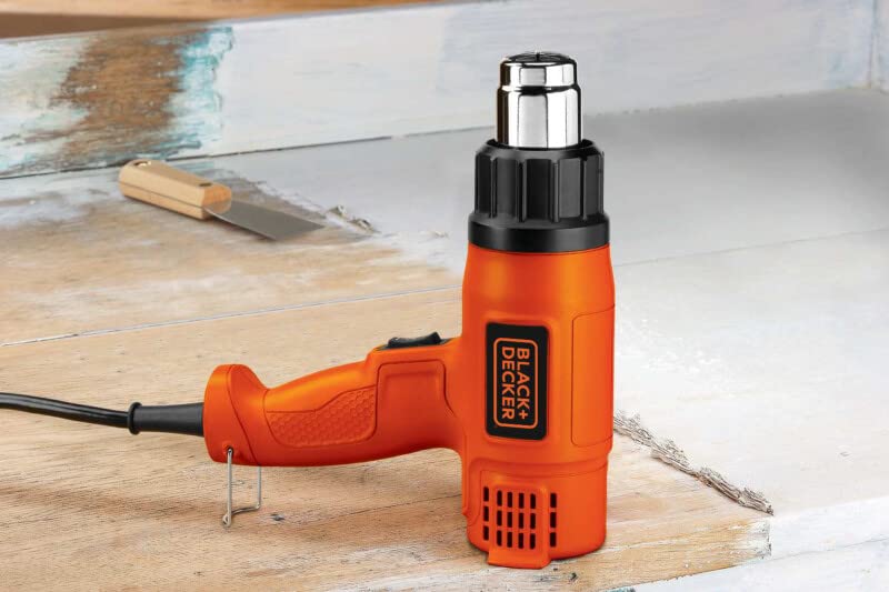 Black & Decker KX1800 Multiple Heat Air Gun, Dual Temperature Control for Drying Paint Coats, Remelting Adhesives & Shrinking - General Pumps