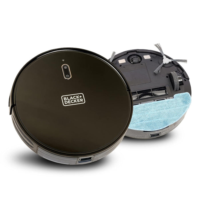 Black & Decker Robotic Vacuum Cleaner & Mop for Floor Cleaning, Alexa & Google Assistant Enabled - General Pumps