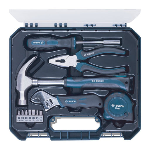 Bosch 12 Hand Tool Kit With Hard Case For Home & Office Use - General Pumps