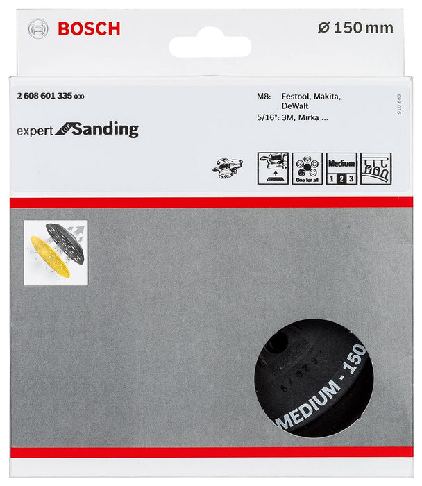 Bosch 2608601335 MultiHole Grinding Plate Black Medium 150 Mm - General Pumps