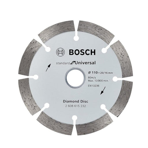 Bosch 2608615232 diamond cutting blade WALL/MARBLE 110 MM (110 mm Wheel Diameter) - General Pumps