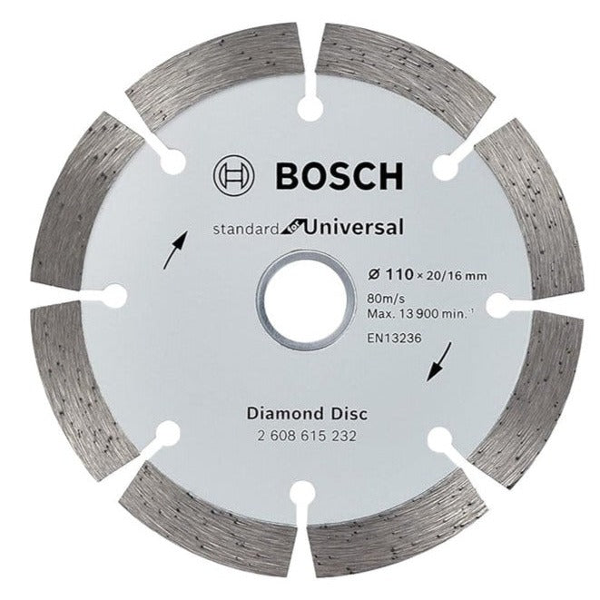 Bosch 2608615232 diamond cutting blade WALL/MARBLE 110 MM (110 mm Wheel Diameter) - General Pumps