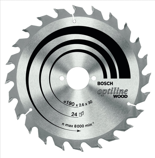 Bosch Circular saw blade optiline Wood 184 x 20/16 x 2,5 mm, 16 - General Pumps