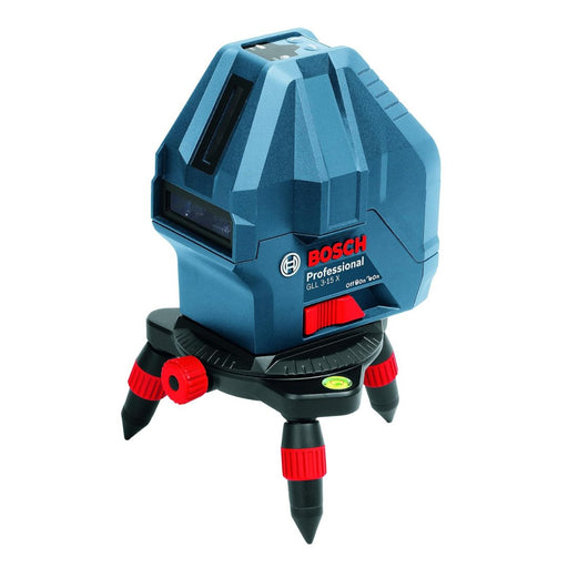 Bosch GLL 3-15X Line Laser, IP54 15m Self Levelling with ± 0.2 mm/m Accuracy - General Pumps