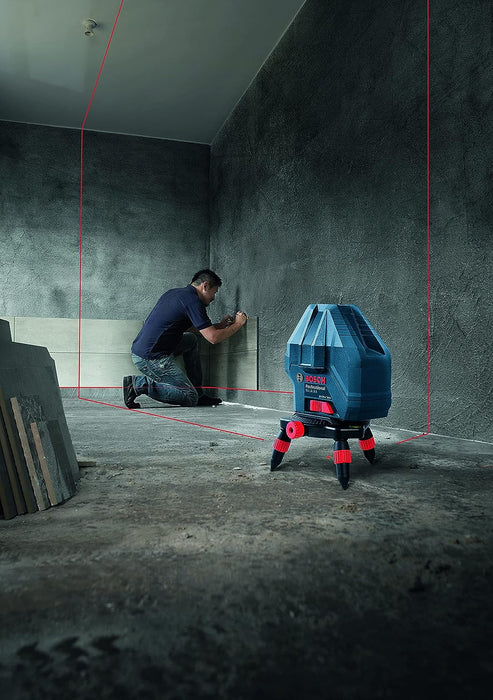 Bosch GLL 3-15X Line Laser, IP54 15m Self Levelling with ± 0.2 mm/m Accuracy - General Pumps