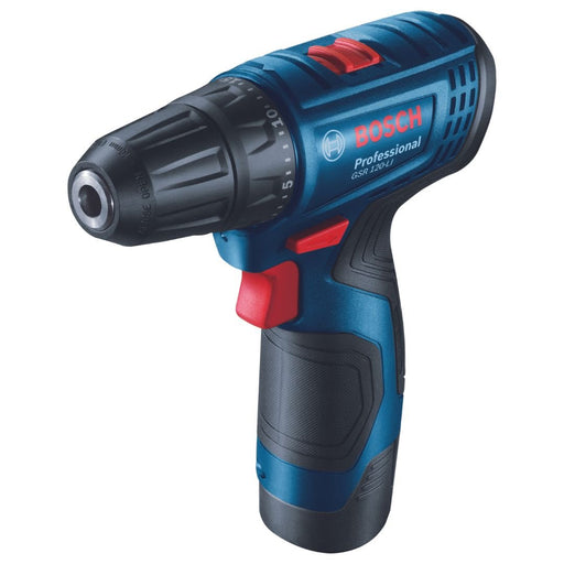 Bosch GSR 120-Li Cordless Impact Drill for Wood & Metal, 2x Batteries Included - General Pumps