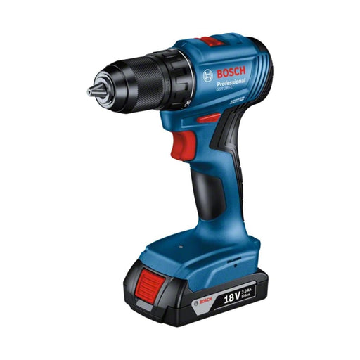 Bosch GSR 185-Li Professional Cordless Drill Driver, 50 Nm, 13mm Chuck, Brushless Motor with 2 Batteries Included - General Pumps
