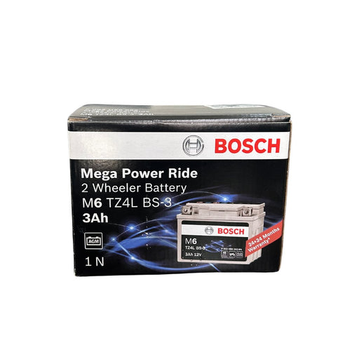 Bosch Hero, Honda Bikes Scooter 3Ah TZ4L Two Wheeler Battery 12V - General Pumps