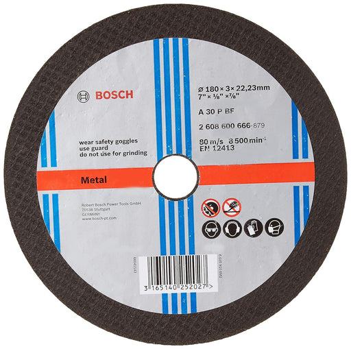 Bosch Professional Metal CUTTING-DISC (Diameter- 180 mm, Thickness- 3 mm) - General Pumps