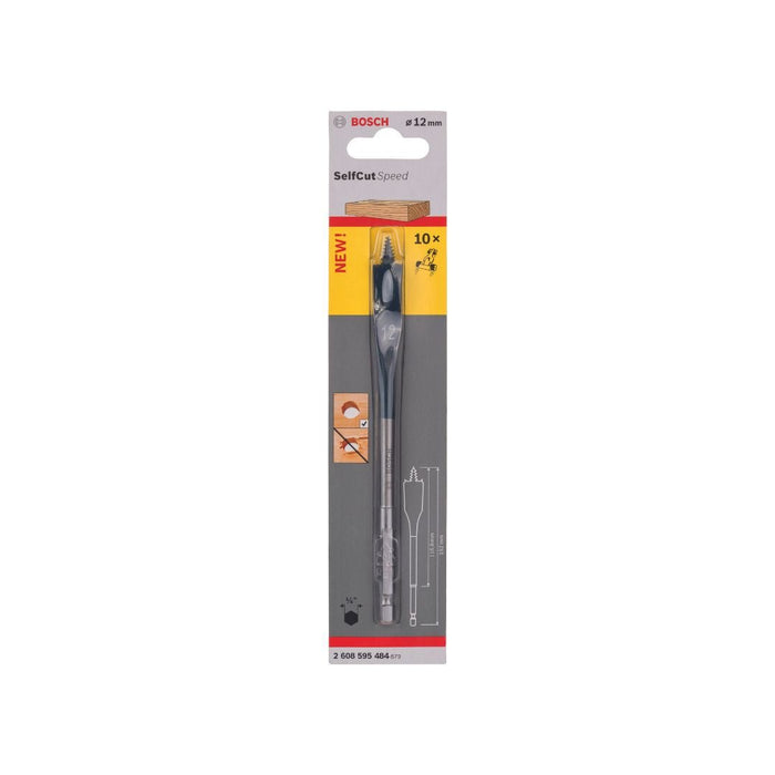 Bosch Self Cut Speed spade bit, hexagon 12 x 152 mm - General Pumps