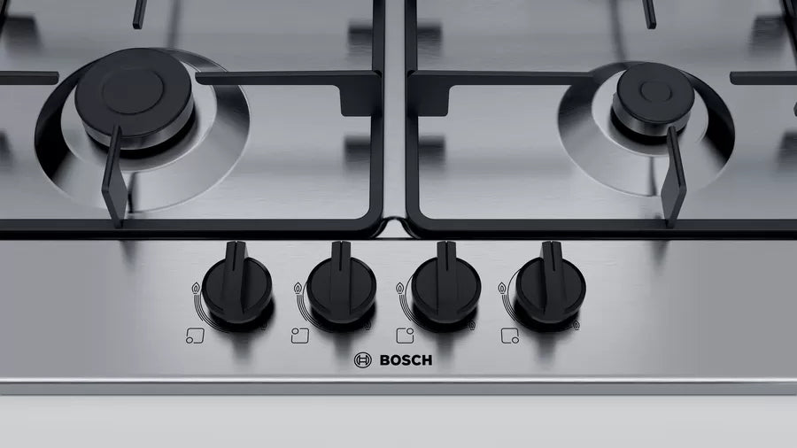 Bosch Series 4 Gas hob 60 cm Stainless steel PGH6B5B60I - General Pumps