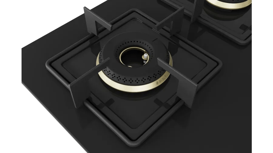 Bosch Series 4 Gas hob 60 cm Tempered glass, Black PNC6B6F10I - General Pumps