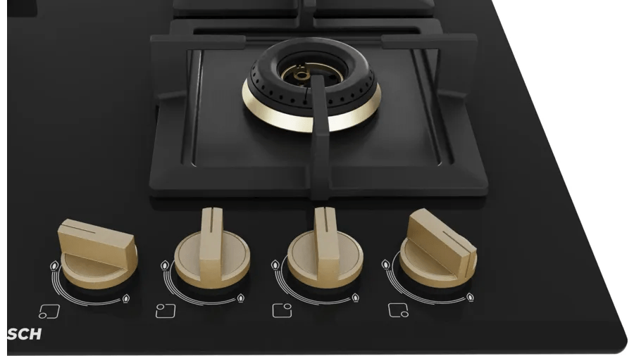 Bosch Series 4 Gas hob 60 cm Tempered glass, Black PNH6B6F20I - General Pumps