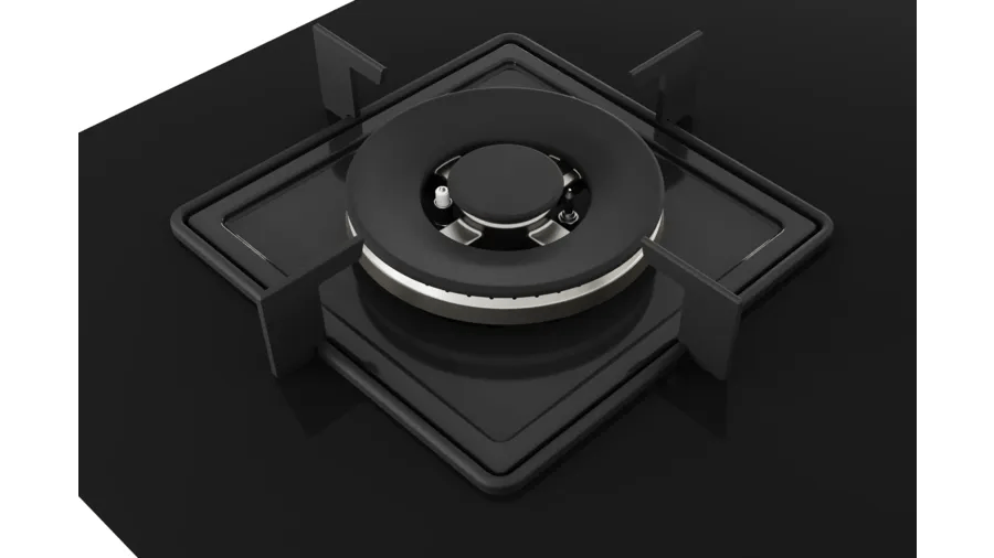 Bosch Series 4 Gas hob 75 cm Tempered glass, Black PND7B6B10I - General Pumps