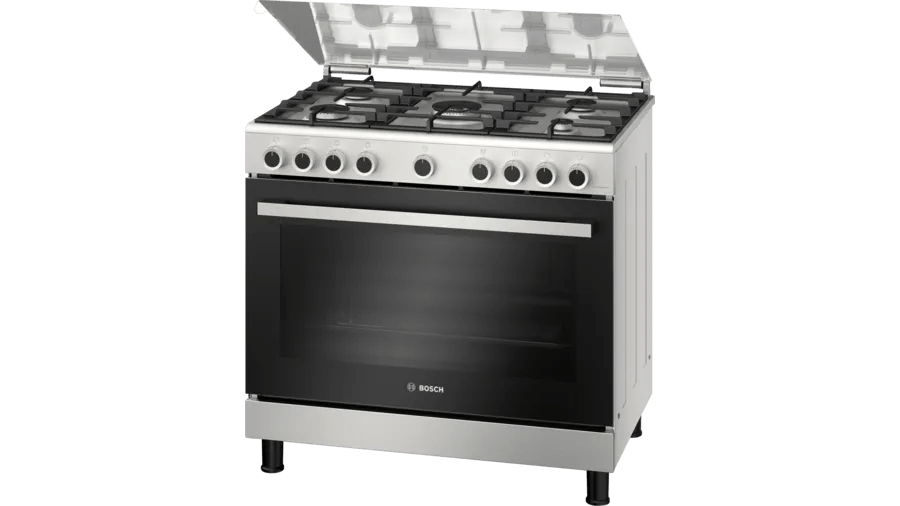 Bosch Series 4 Gas range cooker Stainless steel HGVDA0Q59K - General Pumps