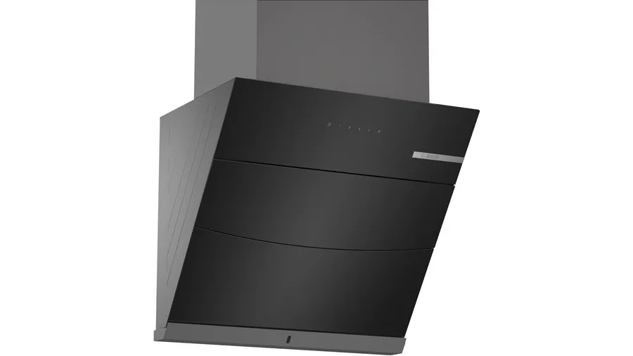 Bosch Series 4 wall - mounted cooker hood 60 cm Black DWKF68G60I - General Pumps