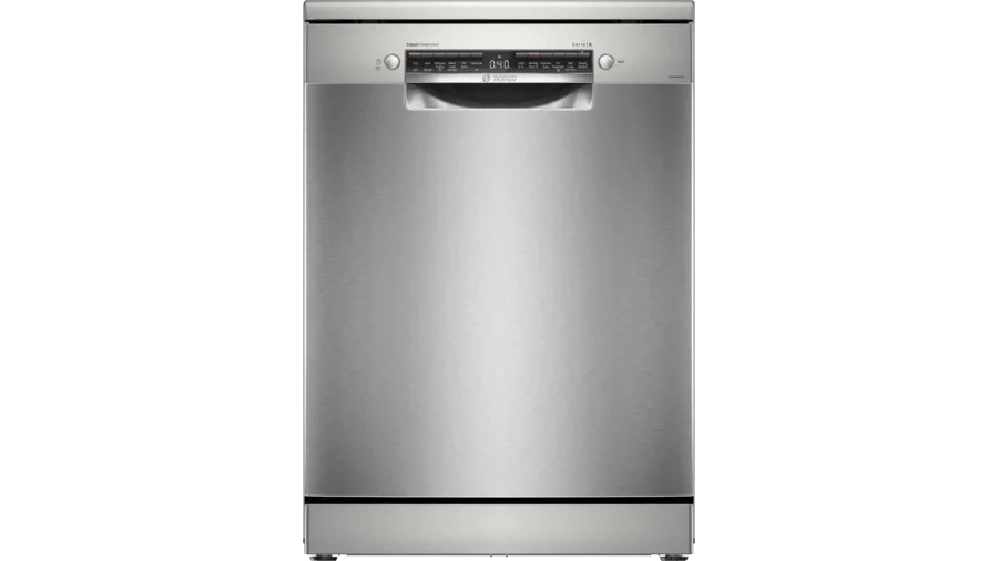 Bosch Series 6 free - standing dishwasher 60 cm Brushed steel anti - fingerprint SMS6HMI0T - General Pumps